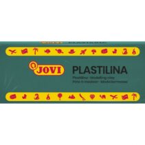 Jovi Caja de 15 Pastillas de Plastilina 150gr - Pasta Vegetal - No Se Seca - sin Gluten - Inocua - Facil de Moldear - Ideal para Figuras Voluminosas - Color Verde