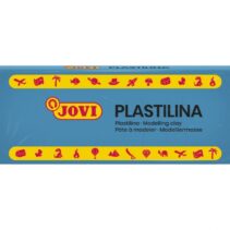 Jovi Caja de 15 Pastillas de Plastilina 150gr - Muy Moldeable - No Se Seca - Libre de Alergenos - Ideal para Figuras en Volumen - Color Azul