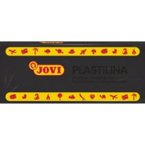 Jovi Caja de 15 Pastillas de Plastilina 150gr - Pasta de Modelar Vegetal - No Se Seca - sin Gluten - Inocua y No Toxica - Facil de Moldear - Ideal para Figuras Voluminosas - Color Azul