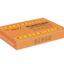 Jovi Caja de 15 Pastillas de Plastilina 350gr - 100% Vegetal - No Se Seca - sin Gluten - Facil de Moldear - Inocua y No Toxica - Color Naranja