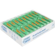 Jovi Baby Caja de 18 Pastillas de Plastilina - Pasta Modelar Super Blanda Verde - Estimula Movimiento y Fortalecimiento Muscular - Fomenta Estimulacion Sensorial - Color Verde