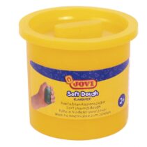 Jovi Soft Dough Blandiver Estuche de 5 Botes 110gr - Amarillo. Blanda - Flexible - Facil de Amasar - Ideal para Modelaje - Fomenta Creatividad - Desarrolla Motricidad Fina - Color Amarillo