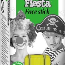 Alpino Fiesta Face Stick Pack con 6 Barritas de Pintura Facial - Sistema Retractil Giratorio - Se Lava con Agua - Testado Dermatologicamente - Color Amarillo