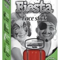 Alpino Fiesta Face Stick Pack con 6 Barritas de Pintura Facial - Sistema Retractil Giratorio - Se Lava con Agua - Testado Dermatologicamente - Color Rojo