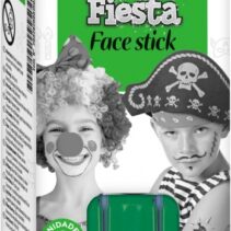 Alpino Fiesta Face Stick Pack con 6 Barritas de Pintura Facial - Sistema Retractil Giratorio - Se Lava con Agua - Testado Dermatologicamente - Color Verde