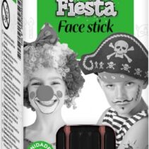 Alpino Fiesta Face Stick Pack con 6 Barritas de Pintura Facial - Sistema Retractil Giratorio - Se Lava con Agua - Testado Dermatologicamente - Color Negro