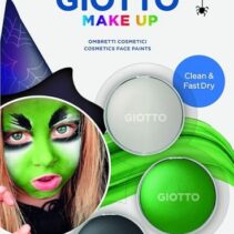 Giotto Make Up Witch Pack con 3 Maquillajes Faciales de Tematica Bruja - Se Lava con Agua - Dermatologicamente Testado - Colores Surtidos