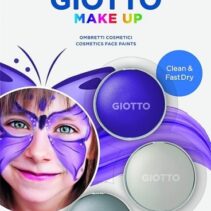 Giotto Make Up Butterfly Pack con 3 Maquillajes Faciales de Tematica Mariposa - Se Lava con Agua - Dermatologicamente Testado - Colores Surtidos