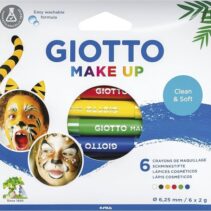 Giotto Make Up Classic Pack con 6 Lapices Cosmeticos - Se Lava con Agua - Dermatologicamente Testado - Colores Clasicos Surtidos