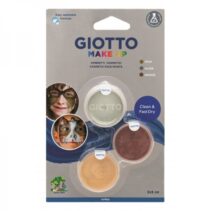 Giotto Make Up Metallic Pack con 3 Maquillajes Faciales - Se Lava con Agua - Dermatologicamente Testado - Colores Metalicos Surtidos