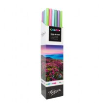 Fabrisa ColorPlus Expositor de 30 Rollos de Papel Regalo - Papel Kraft Verjurado de 70gr - Medidas del Rollo 1x3m - Colores Surtidos