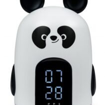 Bigben Kids Despertador Luz Nocturna Tactil - Alarma Programable - 3 Sonidos - Intensidad de Luz Ajustable - Pantalla con Hora - Color Blanco