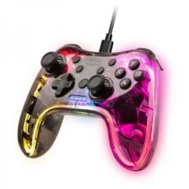 Mars Gaming MGP-C Gamepad Profesional - Iluminacion NEON RGB - Vibracion Haptica Dual - Compatibilidad Multiplataforma - 20 Botones Tactiles - Color Varios