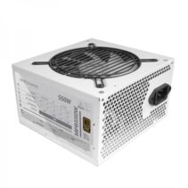 Mars Gaming MPB550 Fuente de Alimentacion - 550W - Eficiencia 90% - Certificado 80PLUS Bronze - Tecnologia AI-RPM Silenciosa - Cables Planos Extra Largos - Color Blanco