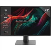 Mars Gaming MV-24 Monitor Gaming FAST-IPS - 24" Full HD - 1ms - 120Hz - HDR10 - FreeSync & G-Sync - Conectividad HDMI/DP - Altavoces Integrados - Color Negro