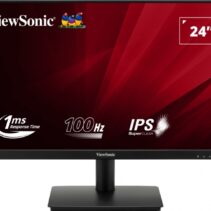 Viewsonic Monitor 23.8" VA240-H LED IPS FullHD - 100Hz -Respuesta 1ms - Angulo de Vision 178º - 16:9 - VGA - HDMI - VESA 75x75 - Color Negro