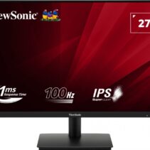 Viewsonic Monitor 27" VA270-H LED IPS FullHD - 100hz - Respuesta 1ms - Angulo de Vision 178º - 16:9 - VGA - HDMI - VESA 75x75 - Color Negro