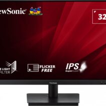 Viewsonic Monitor 31.5" VA3209-MH LED IPS FullHD - 75Hz - Respuesta 4ms - Angulo de Vision 178º - VGA - HDMI - Active Sync - Altavoces - VESA 100x100 - Color Negro