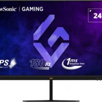 Viewsonic Monitor 24" VX2479-HD-PRO LED IPS FullHD - 180Hz - Respuesta 1ms - 16:9 - 2 HDMI - DisplayPort - HDR10 - Color Negro