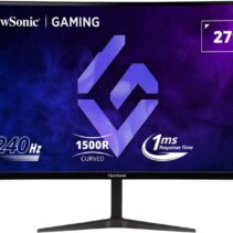 Viewsonic Monitor 27" VX2719-PC-MHD FullHD - 240hz - Respuesta 1ms - Curve Monitor - 16:9 - Adaptive Sync - 2 HDMI - DisplayPort - Altavoces - Color Negro