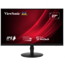 Viewsonic Monitor 27" VG2708A LED IPS FullHD - 16:9 - VGA - HDMI - DisplayPort - USB - Altavoces - Ajustable en Altura - Color Negro