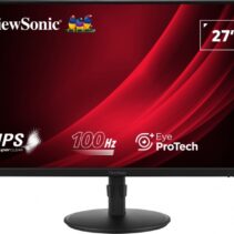 Viewsonic Monitor 27" VG2708A-MHD LED IPS FullHD - 16:9 - VGA - HDMI - DisplayPort - Altavoces - Ajustable en Altura - Color Negro