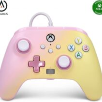 PowerA Mando con Cable Enhanced para Xbox Series X|S - Pink Lemonade