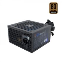 Coolbox Force-BR 500W Fuente de Alimentacion - Certificacion 80+ Bronze - Eficiencia Energetica - Diseño Compacto - Confiabilidad Probada - Color Negro