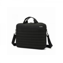 Coolbox Maletin Portatil 15.6" - Diseño Elegante - Material Resistente - Compartimentos Organizadores - Color Negro