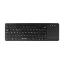 Coolbox CoolTouch Teclado Inalambrico - Conexion Bluetooth - Diseño Ergonomico - Bateria de Larga Duracion - Teclas Silenciosas - Color Negro