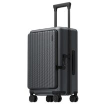 Xiaomi Front Pocket Carry-on Maleta con Ruedas 38L - Compartimento Frontal Multifuncion - Ruedas Giratorias - Asa Telescopica Vertical y Asa Horizontal - Cerradura de Codigo TSA - Color Gris Oscuro