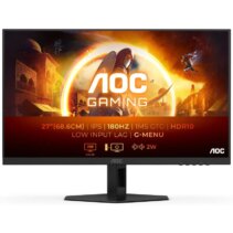 AOC G4 Monitor 27" LED Fast IPS FullHD 180Hz HDR10 - Respuesta 1ms - Angulo de Vision 178° - Altavoces Incorporados - HDMI