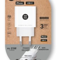 TechOneTech Cargador de Pared USB-C PD 3.0 25W - Ultrarapido