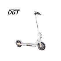 Mascooter S1 Essential Patinete Electrico Motor 300W - Homologado DGT - Autonomia hasta 20km - Carga Maxima 100kg - Ruedas 8.5" - Color Blanco