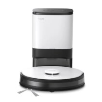 TP-Link Tapo RV30 Plus Robot Aspirador Inteligente WiFi 4200 Pa + Estacion de Vaciado Automatico - Barrido y Fregado - Autonomia hasta 180min - 3 Niveles de Potencia - Color Blanco/Negro