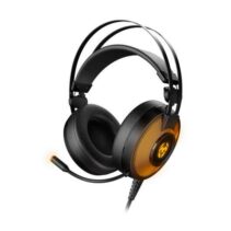 Krom Kayle Auriculares Gaming USB - Microfono Flexible - Sonido 7.1 - Iluminacion RGB - Diadema Ajustable - Amplias Almohadillas - Altavoces de 50mm - Cable de 2.10m - Color Negro