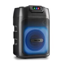 NGS Wild Club Altavoz Portatil 80W TWS Bluetooth 5.2 - Iluminacion Laser al Ritmo de la Musica - USB