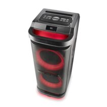 NGS Wild Space 2 Altavoz DJ 2000W Bluetooth 5.3 con Woofer 10" - USB y AUX - Iluminacion LED - Mando a Distancia - Color Negro