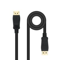 Nanocable Cable Displayport 1.4 DP/M-DP/M - Longitud 0.5m - Soporta Resoluciones de Video de hasta 8K - Color Negro