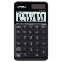 Casio SL-310UC Calculadora de Bolsillo - Calculo de Impuestos - Pantalla LCD de 10 Digitos - Solar y Pilas - Color Negro