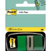 Post-it Index Dispensador con 50 Marcadores Reposicionables 25.4 x 43.2mm - Adherencia Firme - Para Marcar