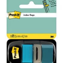 Post-it Index Dispensador con 50 Marcadores Reposicionables 25.4 x 43.2mm - Adherencia Firme - Para Marcar