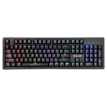 Scorpion KG916 Teclado Mecanico Gaming USB - Teclas Outemu Blue - Retroiluminacion RGB - Antighosting - Cable Trenzado de 1.60m - Color Negro