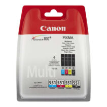 Canon CLI551 Pack de 4 Cartuchos de Tinta Originales - 6509B009