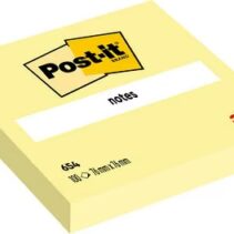 Post-it Bloc de 100 Notas Adhesivas Removibles Canary Yellow 76x76mm - Papel con Certificacion PEFC - 7100103157 - Color Amarillo Claro