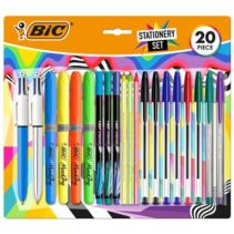 Bic Escritura Multicolor Pack de 20 Piezas Variadas - 6 Bic Cristal Original