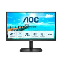 AOC Monitor 23.8" WLED FullHD 75Hz - Angulo de Vision 178° - 16:9 - HDMI