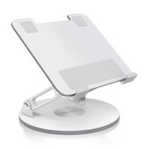 Aisens Soporte de Sobremesa Giratorio Ajustable para Portatil / Tablet 7"-13" - Color Plata