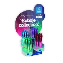 Pilot G2 Bubble Collection Expositor de 48 Boligrafos de Gel Retractiles - Punta de Bola 0.7mm - Trazo 0.32mm - Grip Ergonomico - Recargable - Cuerpo de Colores Surtidos - Color de Tinta Azul