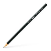 Faber-Castell Castell 1111 Lapiz de Grafito HB - Mina Resistente a la Rotura - Cuerpo con Acabado en Negro